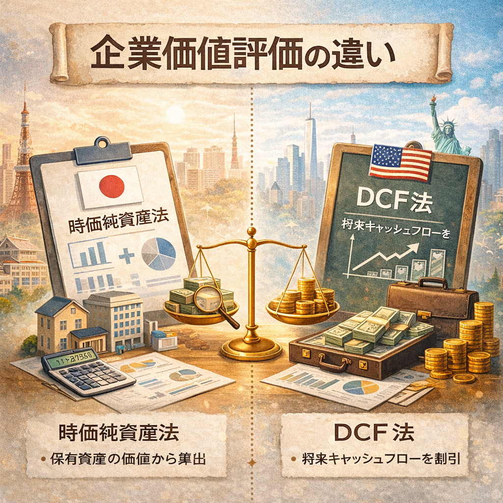 Dcf Image 【日米IPO】企業価値評価の違い - Spirit Advisors